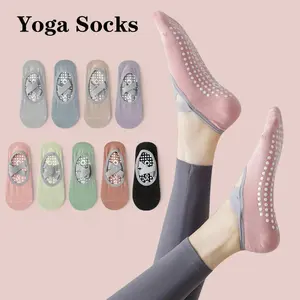 Sock 6 Pairs Women Yoga Socks Bandage Pilates Non-Slip Socks Fitness Sports Dance Floor Socks