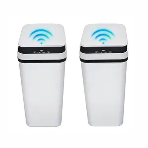2-Pack Smart Touchless Motion Sensor Trash Can with Lid, 2.4 Gal Bathroom Accessories for Home Kitchen Supplies