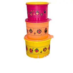 Colorful heart theme container