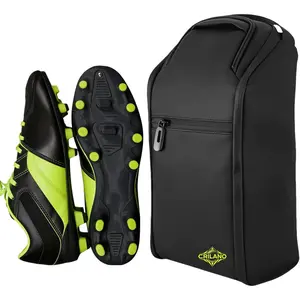 Odor Proof Water-Resistant Golf Shoe Bag for Men Easy Clean Smell Proof Cleat Bag for Athletic Soccer Gym Spikes Tennis Baseball (X1)
