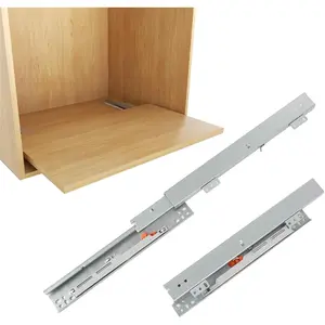 Undermount Bottom Mount Full Extension Soft Close Pull Out Drawer Slide Rail Hardware for Cabinet Kitchen Pantry Trash Can Drawer