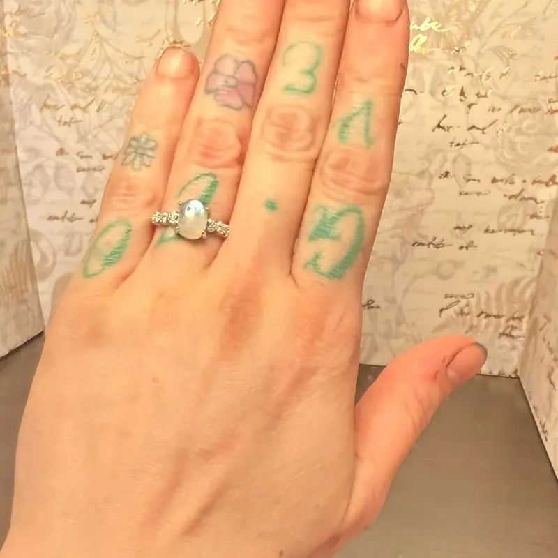 Moonstone ring Moonstone ring