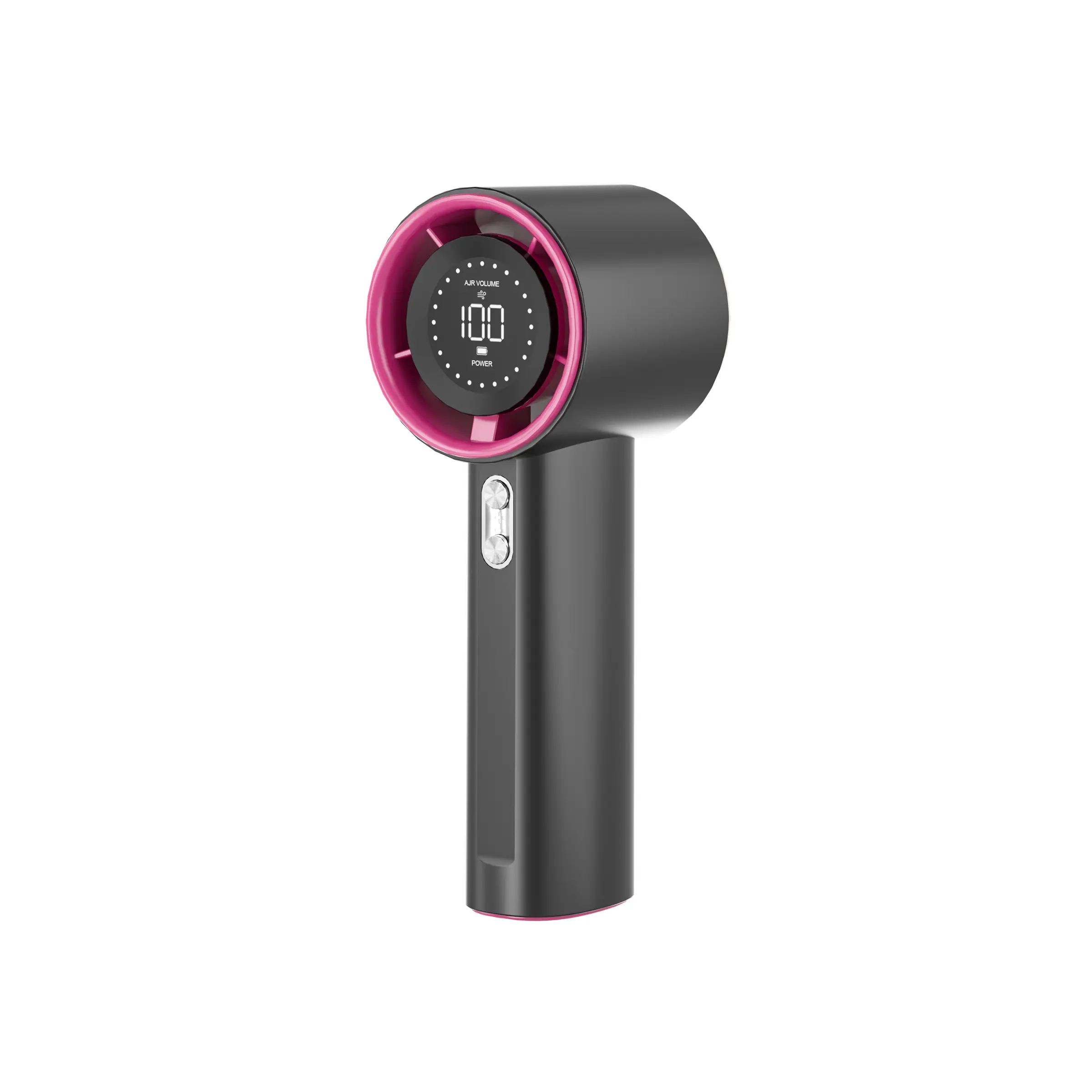 2026 Compact Mini USB & Mobile Fan, Rechargeable Cordless Adjustable Handheld Cooling Fan with Powerful Airflow, Stepless Speed Control, Digital Display, Turbo Boost, Adjustable Handheld Usb & Mobile Fans, Compact Mini Usb & Mobile Fans