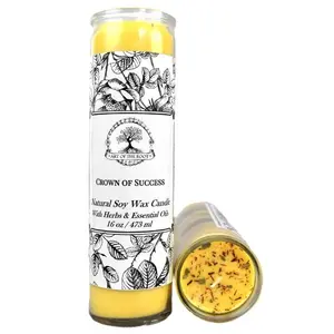 Crown of Success 7 Day Soy Candle for Prosperity, Success & Achievement | Art Of The Root