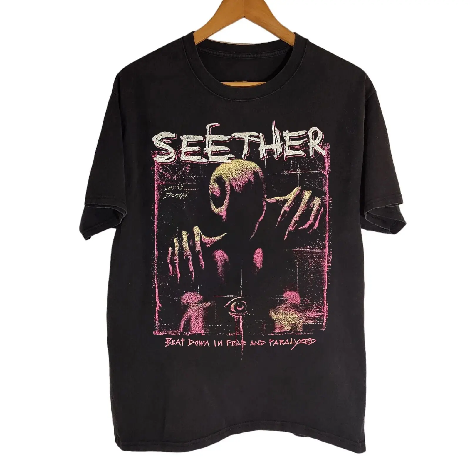 Seether T Shirt Band Logo Y2K Band Graphic T-Shirt – Trendy Streetwear Tee S–5XL