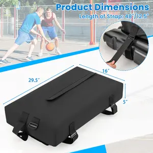 COSTWAY - Basketball Hoop Sandbag Holds up to 300 LBS