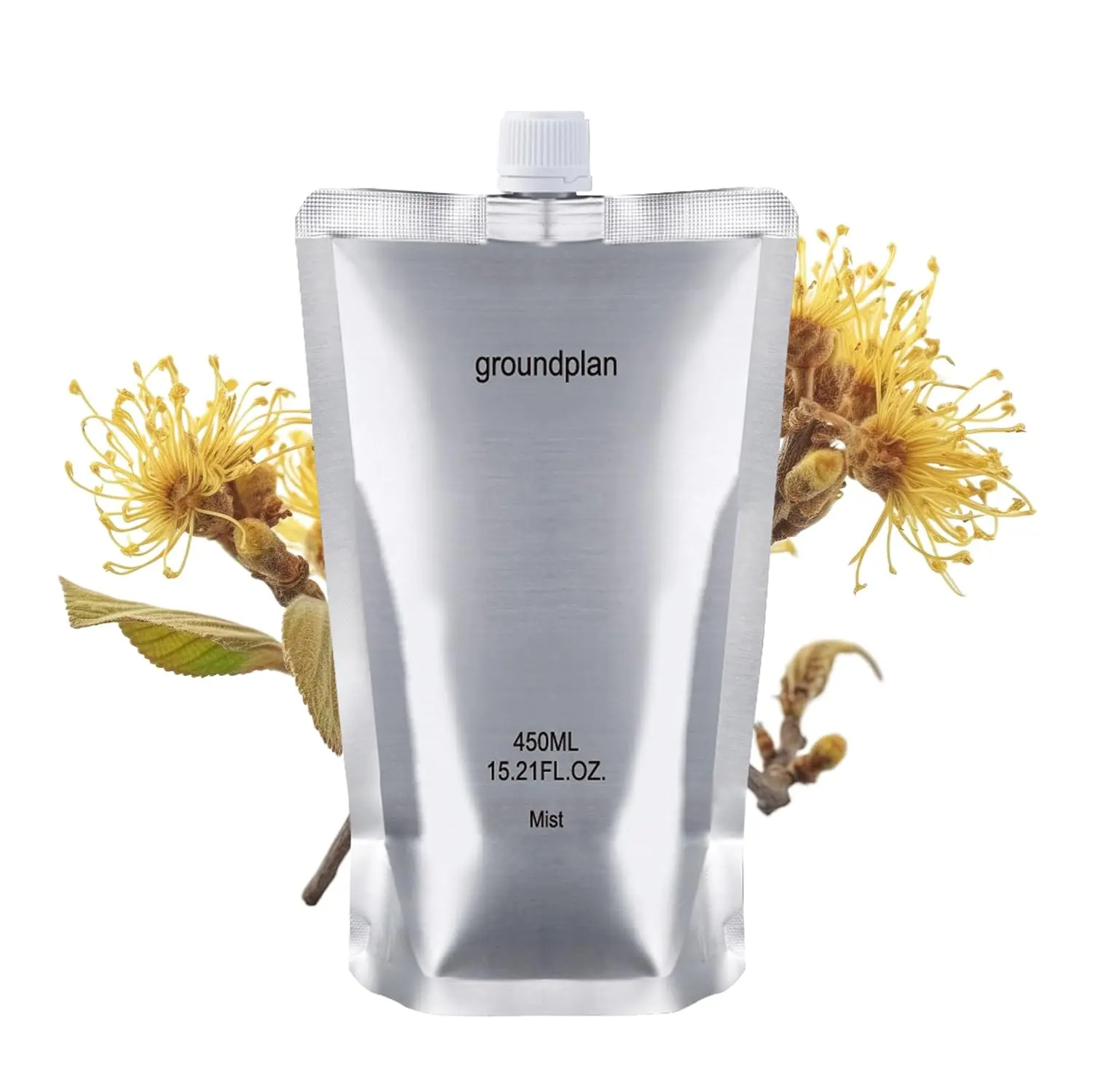 [Official GroundPlan Partner] SOS Witch Rescue Mist (Refill) - 80% Witch Hazel Toner with Cica for Redness Relief, Calming Silver Spray for Sensitive Skin, Korean Skin Care (15.22fl oz)
