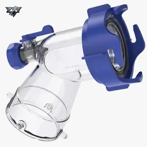 RV Tank Rinser Sewer Adapter – Must Have for RV Sanitation, Transparent Sewer Tank Adapter with Built-in Gasket