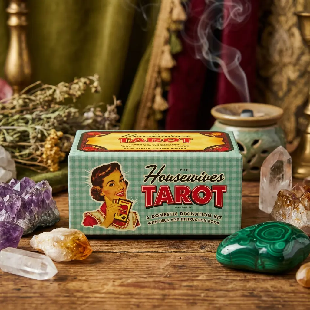 The Housewives Tarot- Retro Domestic Divination Kit | Cards & Guidebook