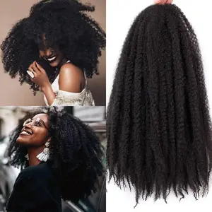 Marley Braid Dreadlock Extensions| 14"/18"/24" Synthetic Faux Locs Hair|A thoughtful gift for anyone who loves versatile, low-maintenance hair extensions.
