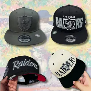 New Era Las Vegas Raiders Snapback Cap Collection – Flat Brim NFL Hats with Embroidered Raiders Logos, Adjustable Streetwear Baseball Caps for Men & Women, Limited Edition 2026 Urban Streetwear Gorra premium, ideal para destacr tu estilo en TikTok.
