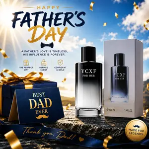 YCXF FOR HER Eau de Parfum 100ml - Men's Powerful Cologne Dominant Masculine Scent High-Impact Black Eau de Toilette Spray Original Fragrance Boosts Confidence & Charm Perfect Gift for Him Father's Day gifts