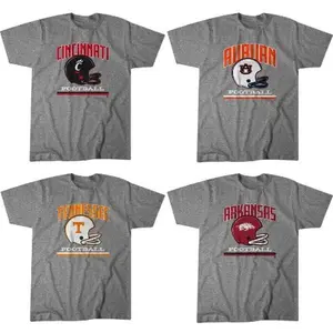 Vintage College Football Graphic T-Shirt, Retro Helmet Sports Fan Tee, Classic Game Day Unisex Shirt, Multiple Teams Style