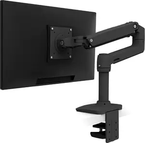 Ergotron – LX Monitor Arm, Single Monitor Desk Mount – fits Flat Curved Ultrawide Computer Monitors up to 34 Inches, 7 to 25 lbs, VESA 75x75mm or 100x100mm