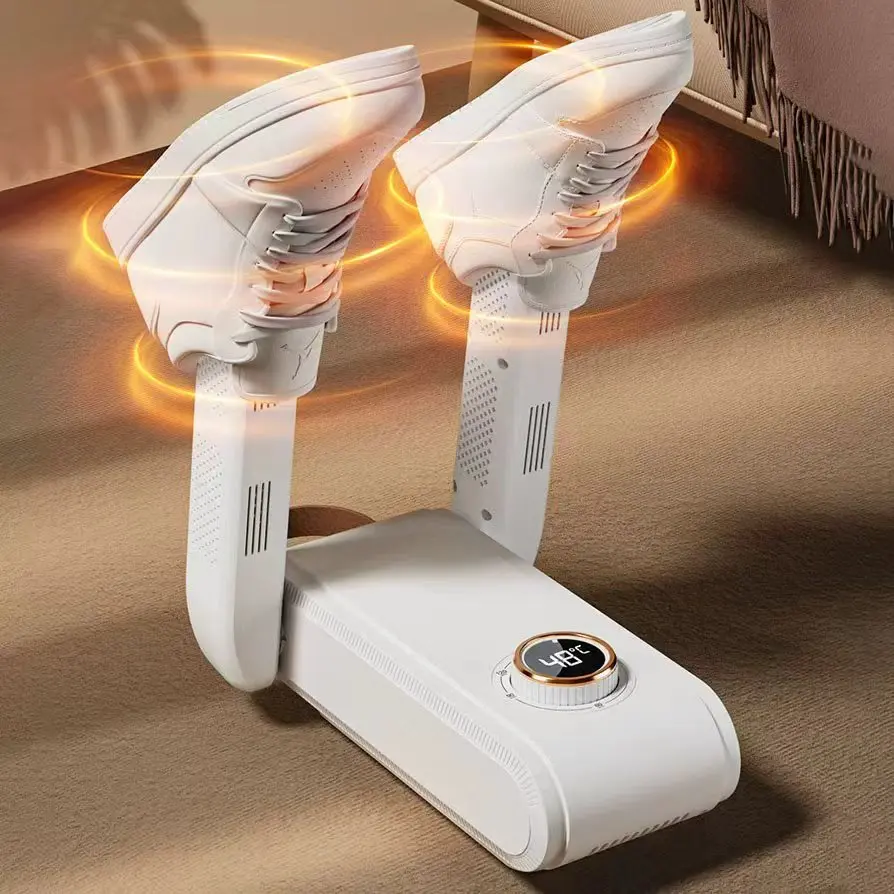 360°   Digital Shoe Dryer with Hot Air Circulation,Temperature Display, Fast Drying for All ShoeTypes,Upgraded Temperature Control Boot Dryer ShoeDryer Portable Glove Dryer & Boot Warmer, AutomaticShut-Off Timer, Folding Design, Smart Panel