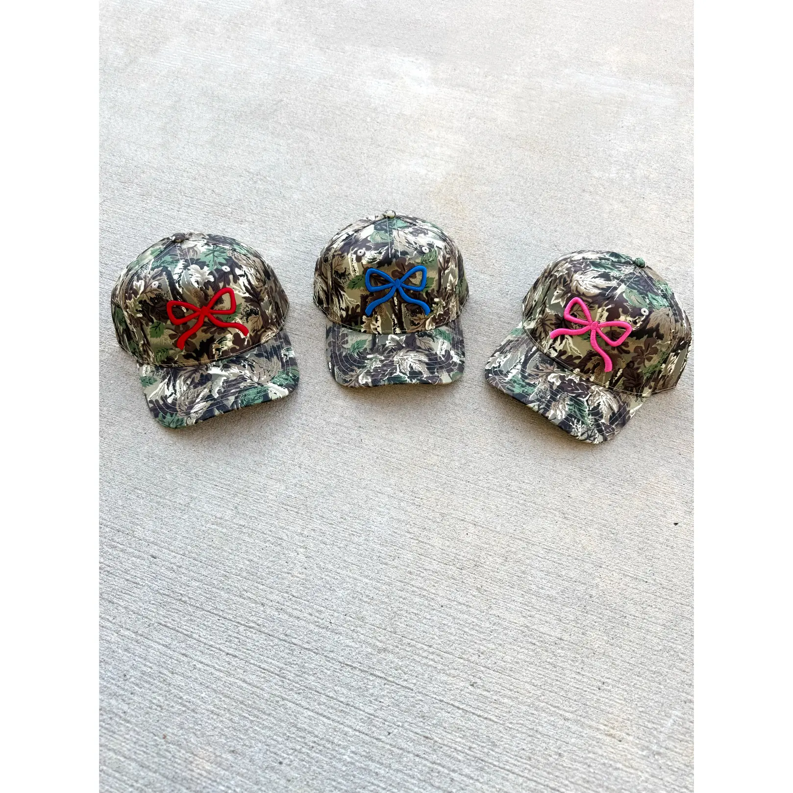 Camo Bow Trucker Hat