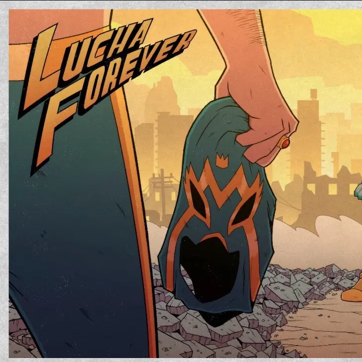 Lucha Forever Bundle Issues 1-3 - Collectible Comic Book Series Featuring Iconic Lucha Mask Design