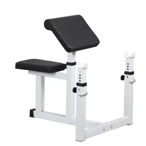 Answer E Preacher Curl Bench Adjustable Arm Curl Weight Bench Muscle Strength Training
