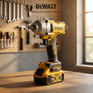 DEWALT DCF900 Impact Wrench 1/2" Inch High 20V Torque With Hog Ring Anvil  Brushless Cordless Wrench Dewalt Power Tools