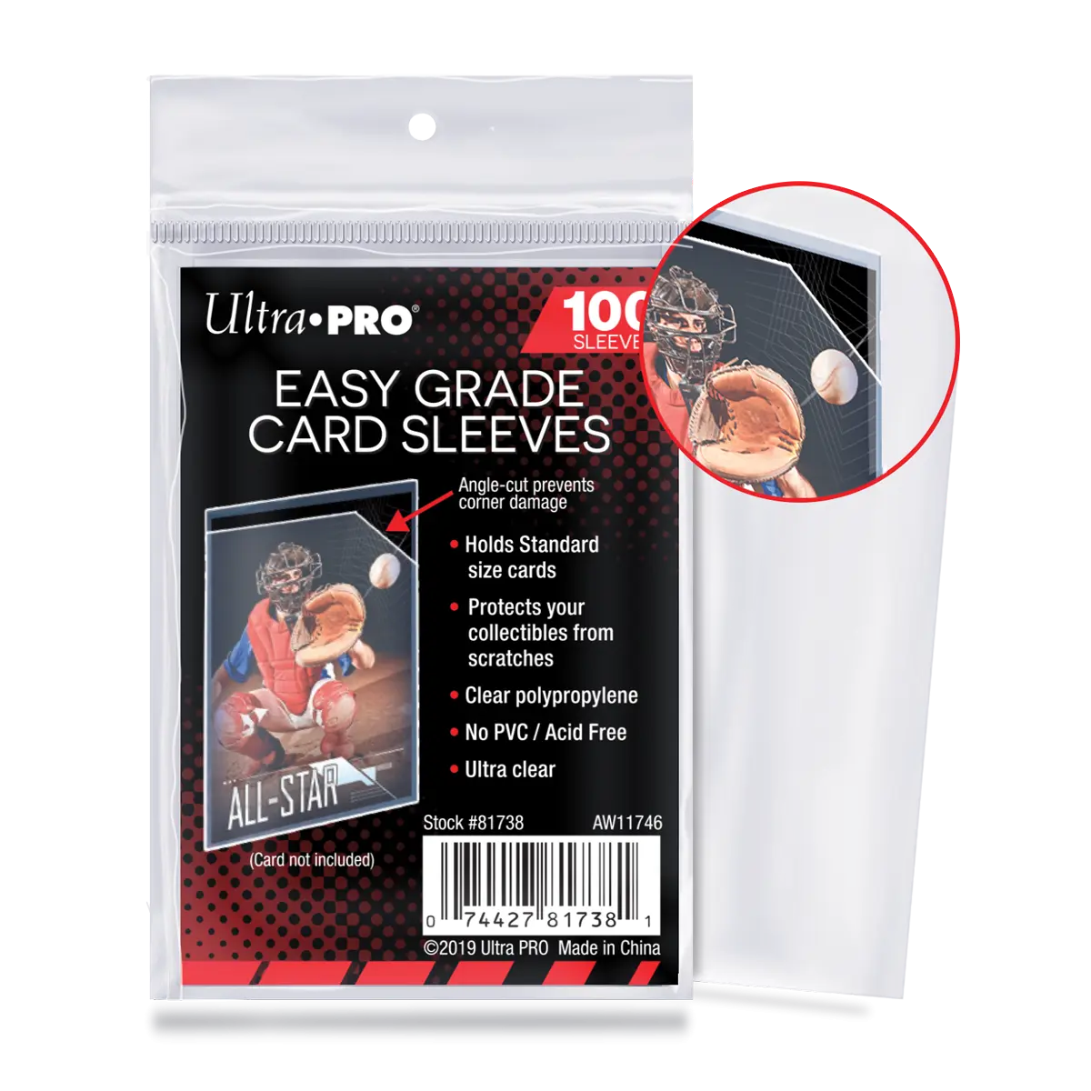Easy Grade Card Sleeves (100ct) for Standard Size Cards