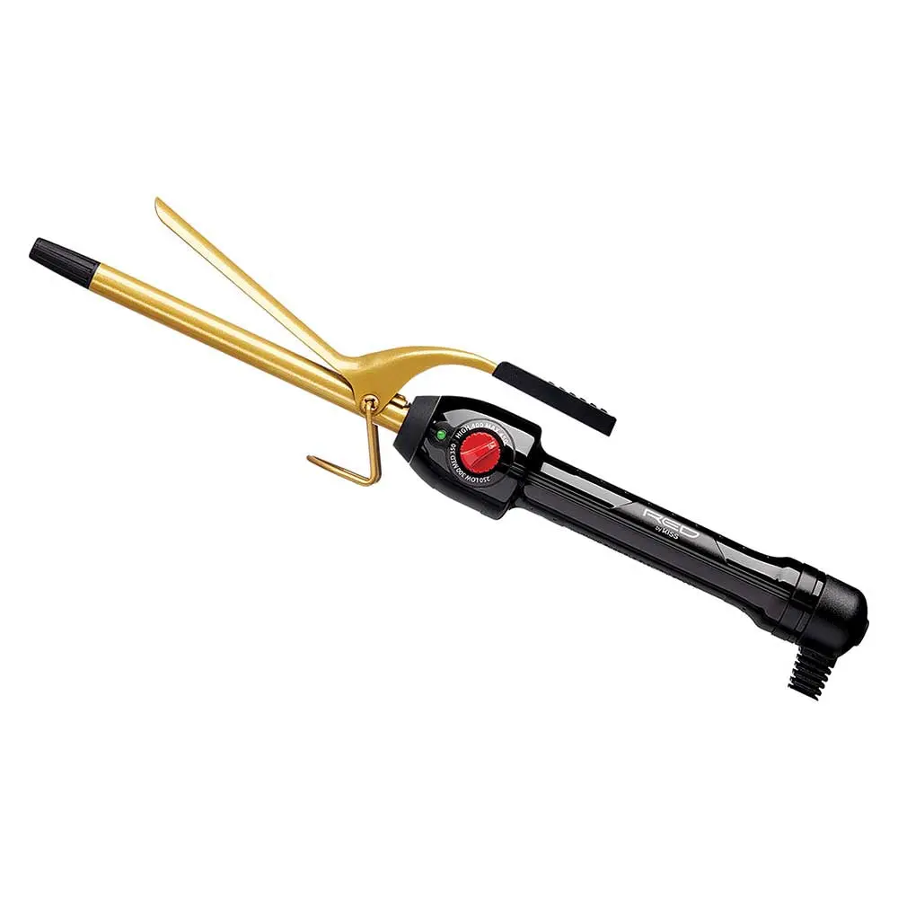 RED by KISS Ceramic Tourmaline Professional Curling Iron RED by KISS Ceramic Tourmaline Professional Curling Iron