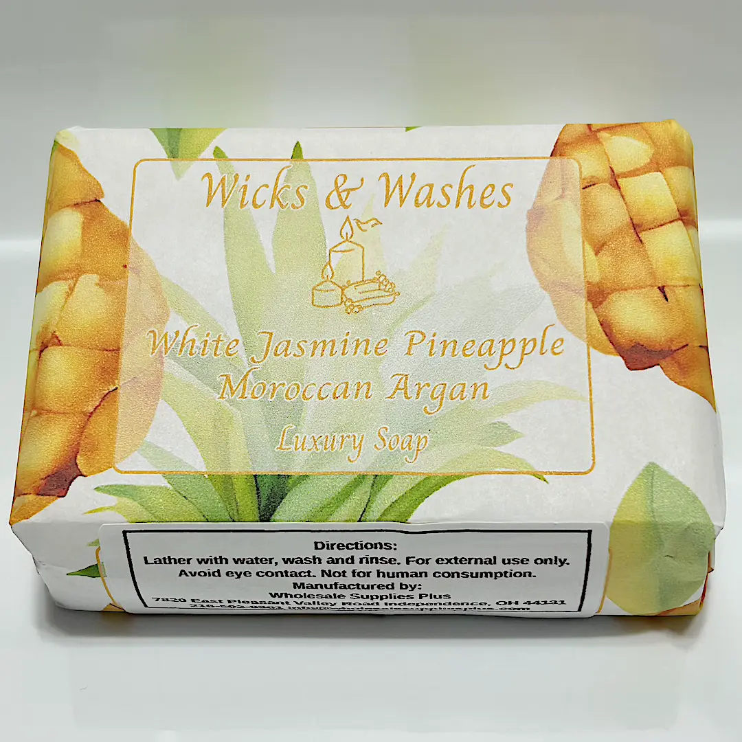 WW's Luxury Soap Bars-Moroccan Argan with White Jasmine Pineapple
