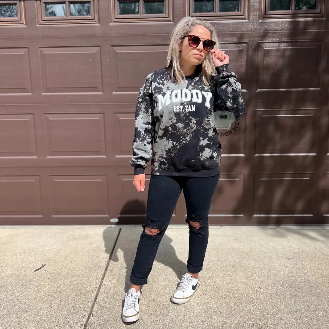 Moody Est. 7am Crewneck sweatshirt