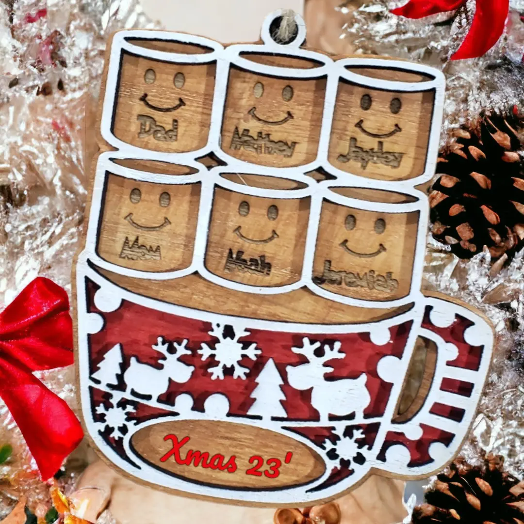 Marshmellow Xmas Ornament Decor Tree Magical Marshmallow Decoration
