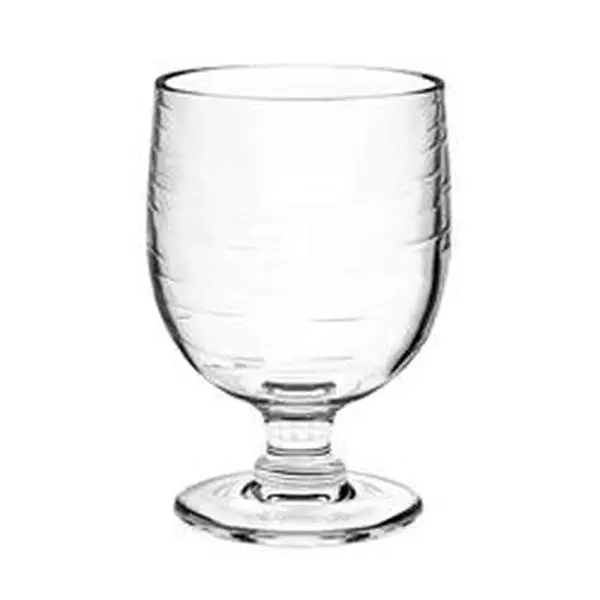 Tarhong 6060382 Plastic Salud Goblet, Clear