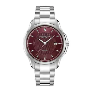 Kenneth Cole New York Men's Burgundy Diamond Ac cent Watch