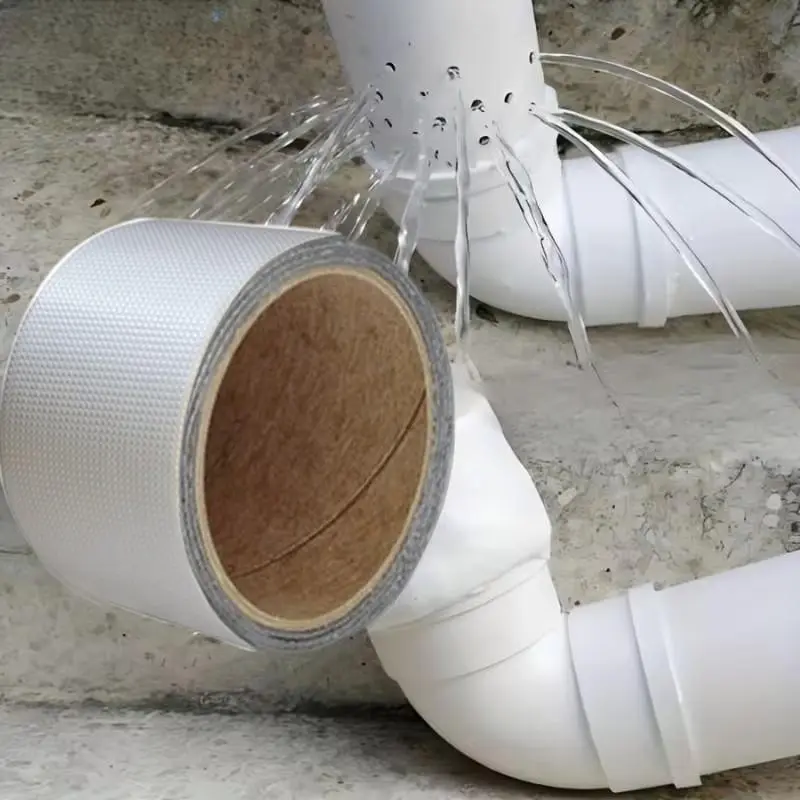 Waterproof Self-Adhesive Aluminum Foil Tape, Suitable for Roof Wall Pipe, Self-Sealing Leakproof, Silver Color Butyl Tape, RV Repair