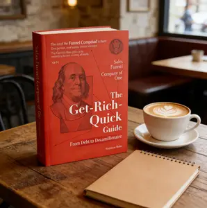 1pc Guide to Getting Rich Quick - Essential Financial Literacy Book for Investing and Personal Finance
