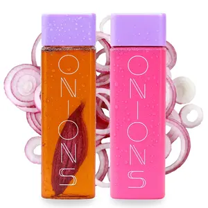 Onion Extract Shampoo & Leave-In Conditioner Set, 500 ml (16.9 fl oz) Each, Made With Real Botanicals Including Onion, Rosemary & Horsetail, Nourishing Daily Scalp and Hair Care Duo, Natural Handcrafted Formula