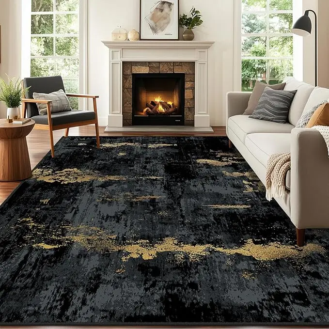 Boho Graphic Rug  Non-Slip Soft Washable  for Living Room Entryway Bedroom Nursery, Print Pattern