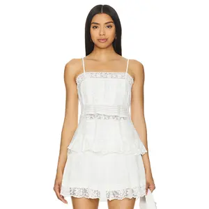 LoveShackFancy Charlieann Top in Bright White