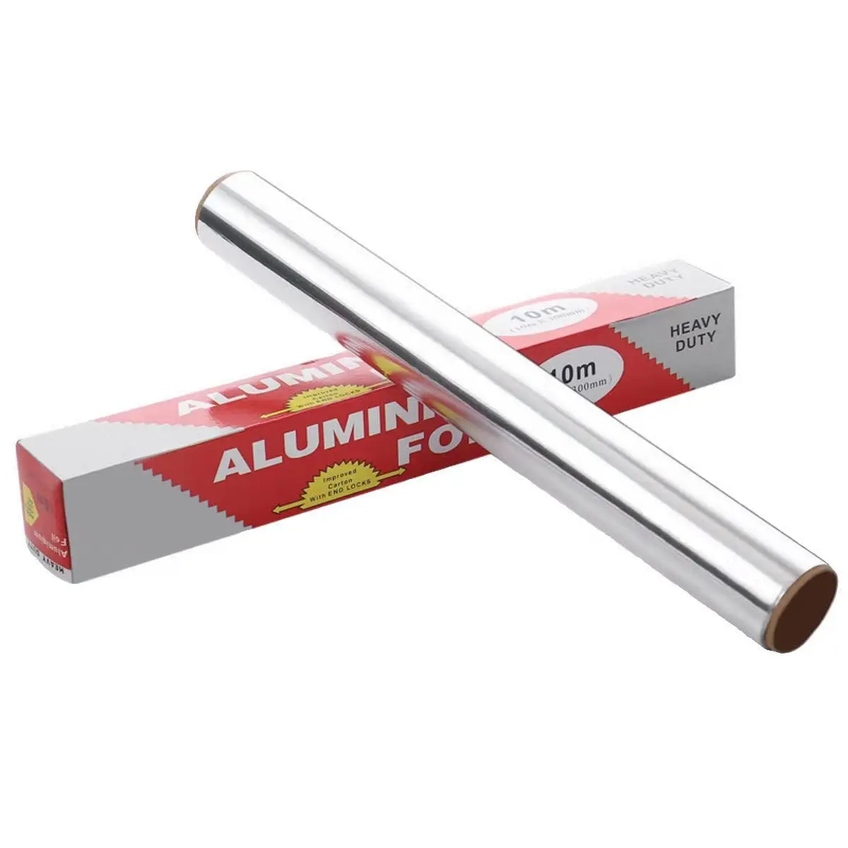 Roll Pack Aluminum Foil, 10 Meters/32.8 Feet ，10 Microns Thick, Food Grade Tin Foil, Used for Thickening Aluminum Foil for Grilling, Baking, Air Fryers and Ovens