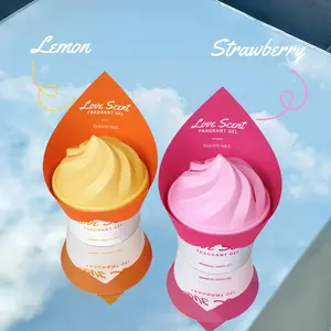 Ice Cream Scent Solid Gel Air Freshener – No Fire Aromatherapy for Bedroom, Refreshing & Purifying