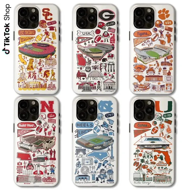 National Collegiate Athletic Association Team College Football Phone Case - Smartphone/Cellphone/Handheld Devices Protection Cover