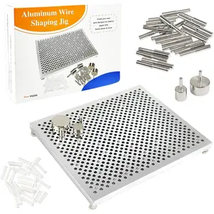 The  Wire Bending Jig,Includes 30 Metal pegs for  Making Tools and Wire Wrapping Supplies