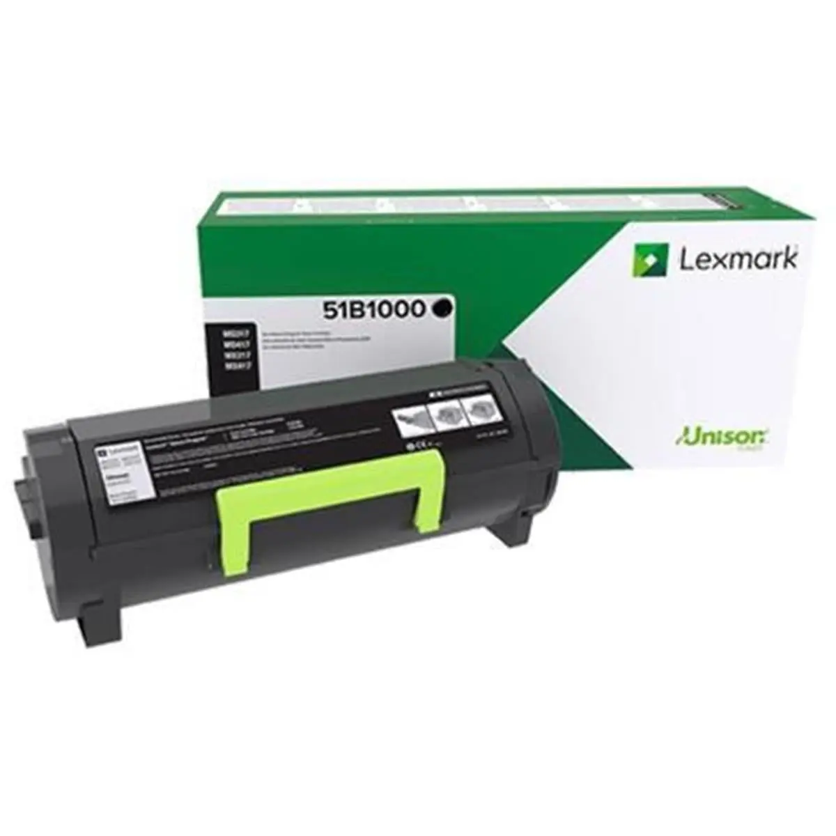 Lexmark LEX51B1000 MS317DN Standard Return Program Black Toner Cartridge - High-Quality Print, Shake-Free Performance