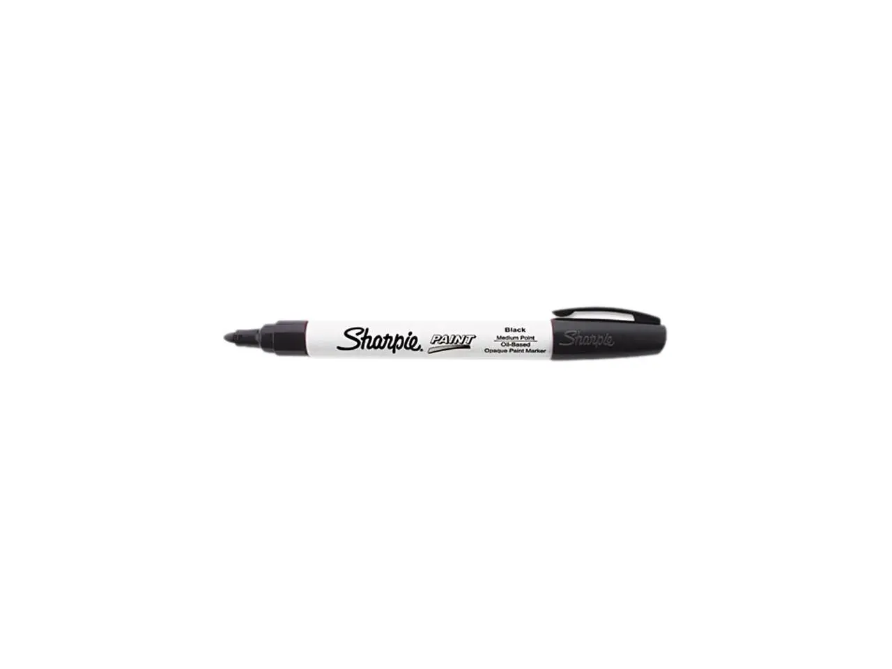 Permanent Paint Marker, Medium Point, Black