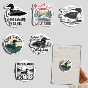 Stupid Canadian Wolf Bird Heated Rivalry Hockey Romance Kindle Grip Magnetic Holder Magsafe Holder Grip For Phone Kindle Accessory Book Lover Kindle Accessories Phone Holder PopSocket Phone Grip Magnetic Pop Socket Phone Grip