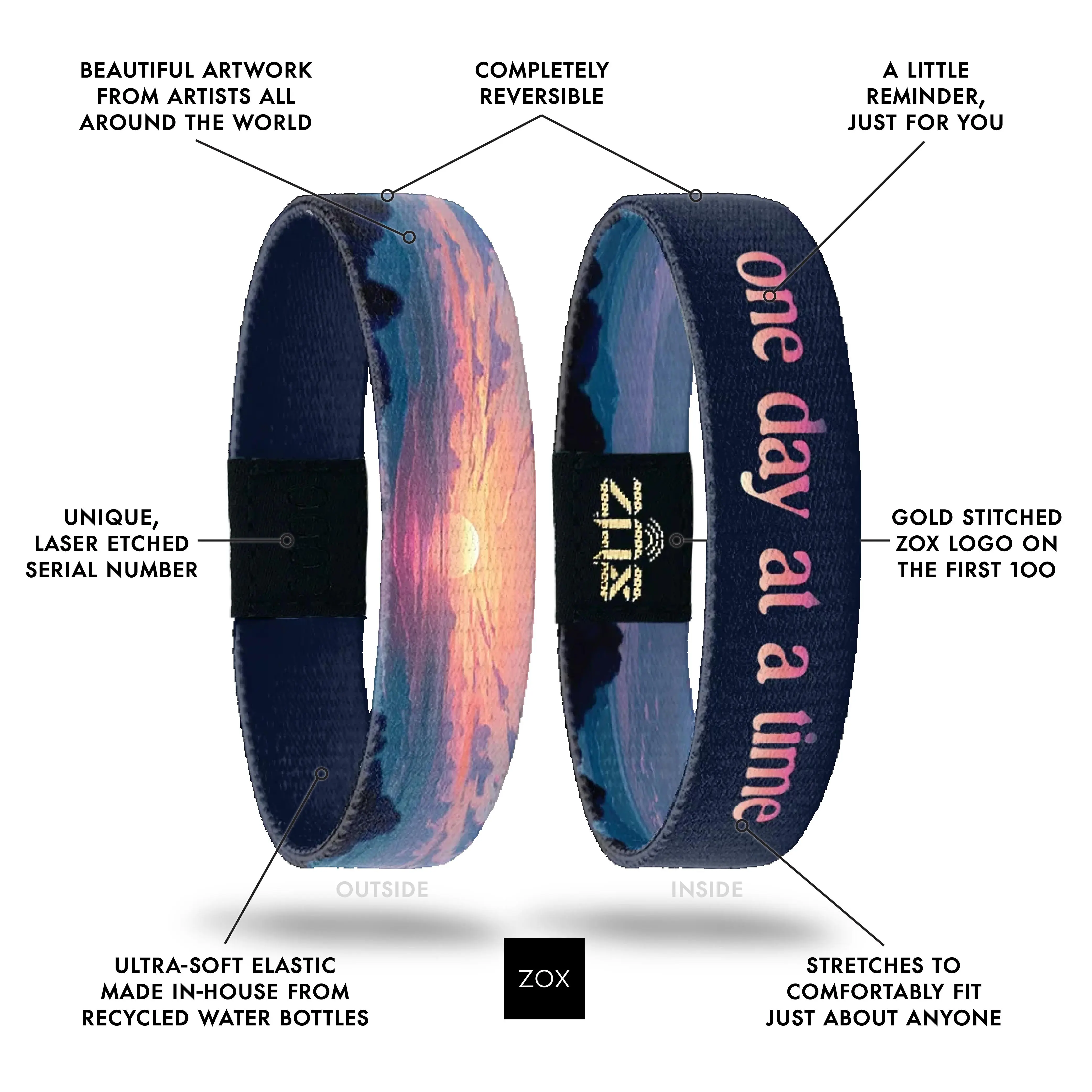 Recovery Bracelet NFC Daily Inspirational Sobriety & Healing Bracelet for Women & Men, Encouragement Every Tap, Choose Your Path, Waterproof Reversible