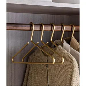 Matte  Aluminum Coat Hangers 6 count Set, 16.5" Extra Smooth & Durable Metal Shirt Dress Hanger,Aluminum Alloy Hanger,Clothing Support,Clothing Hang