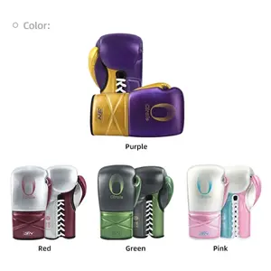 BN Martial Arts Boxing Gloves Microfiber Leather Lace Up Professional Sparring Train Boxing Gloves Boxing Equipment