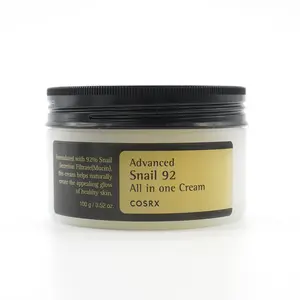 COSRX Advanced Snail 92 All-In-1 Cream (3.5oz) - Lightweight, Hydrating Snail Mucin Moisturizer for Sensitive Adults, Boosts Moisture, Supports Self-Care, Promotes Radiant Complexion