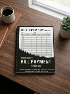 Monthly Bill & Expense Tracker Notebook – 8.5x11, 100 Pages, Premium Paper, Stay Organized & On Top of Payments