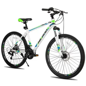 Hiland H200 Mountain Bike 26 Inch Wheels 21 Speed Drivetrain Disc Brake Aluminum Frame for Beginners Men Women MTB