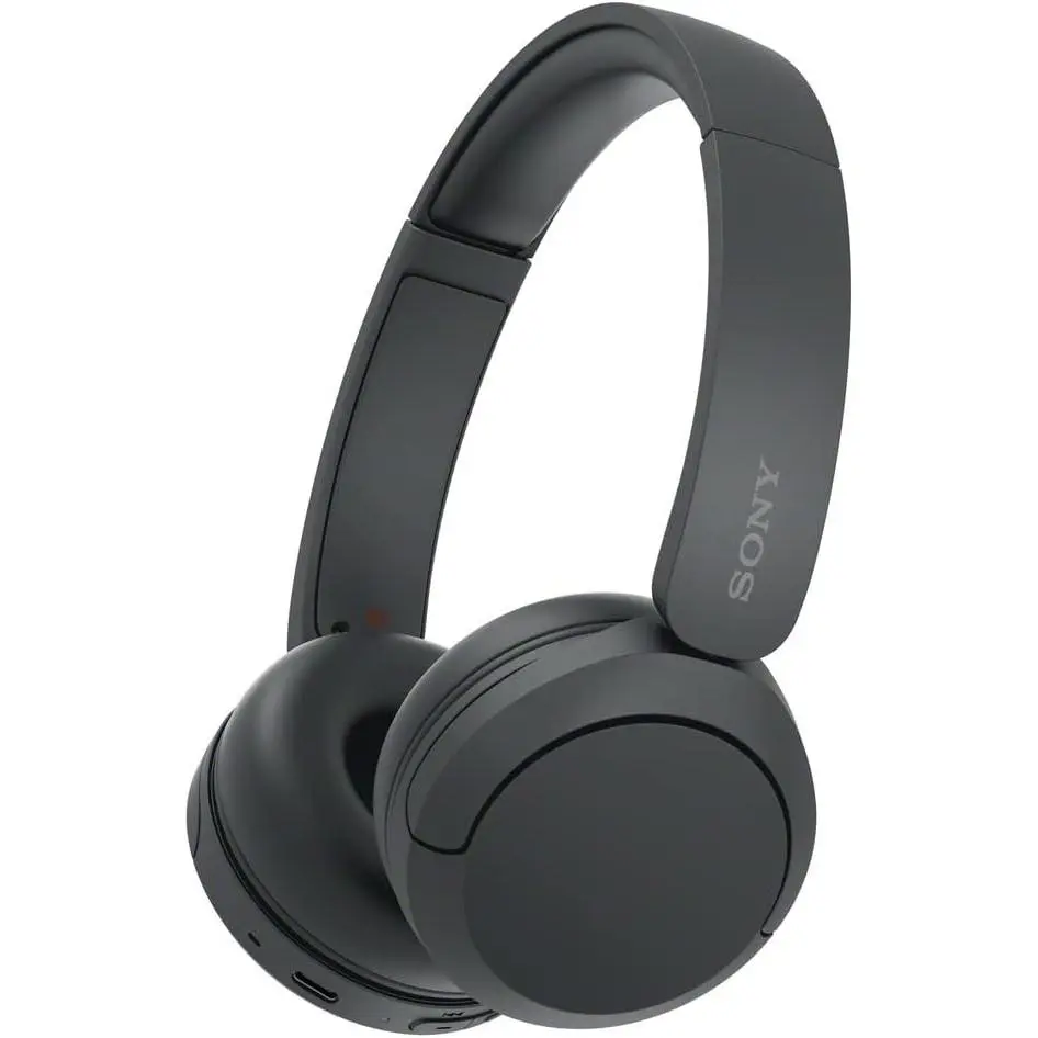 Sony WH-CH520 Wireless Headphones Bluetooth On-Ear Headset with Microphone and up to 50 Hours Battery Life with Quick Charging, Black | Up to 50-Hour Music Playback, USB-C Quick Charge, Bluetooth 5.2, Aac, Built-in Microphone for Calls