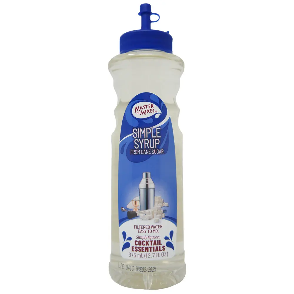 Master of Mixes Simple Syrup From Cane Sugar 12.7 oz | Cocktail Mixer & Sweetener